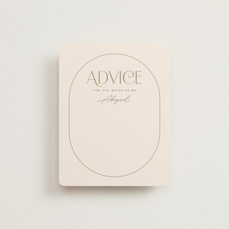 Bridal Shower Insert Cards