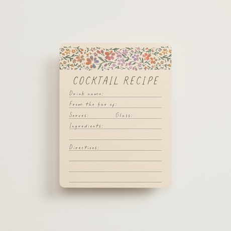 Bridal Shower Insert Cards