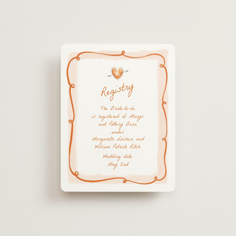 Bridal Shower Insert Cards