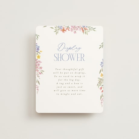 Bridal Shower Insert Cards