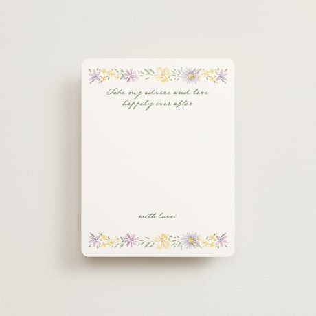 Bridal Shower Insert Cards