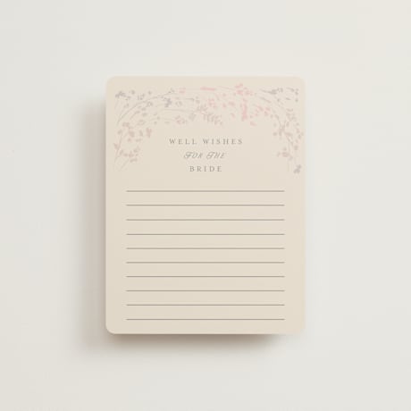 Bridal Shower Insert Cards