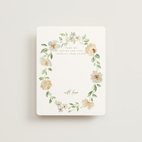 Bridal Shower Insert Cards