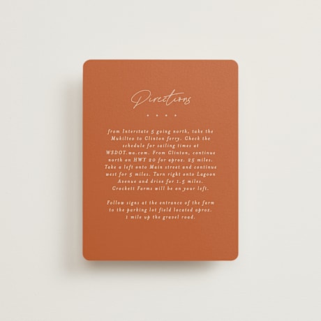 Direction Cards