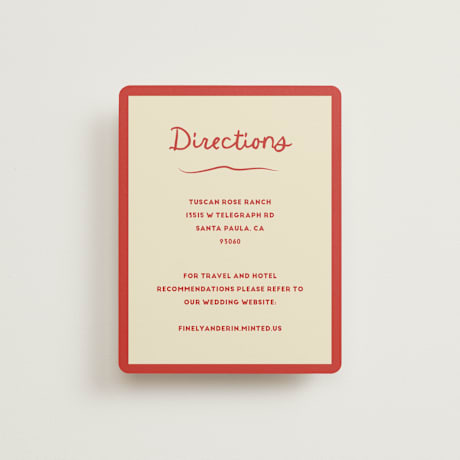 Direction Cards