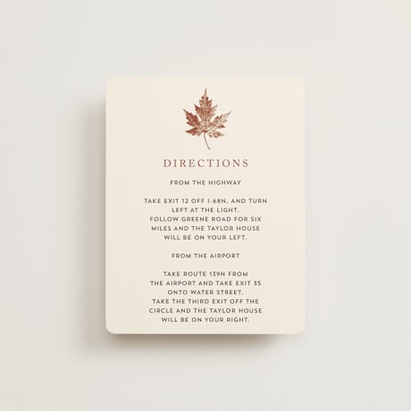 Direction Cards