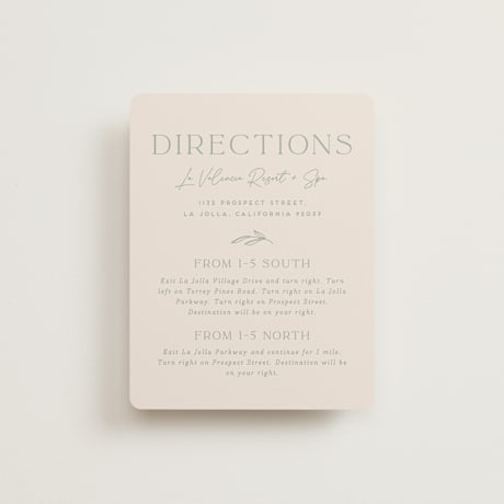 Direction Cards
