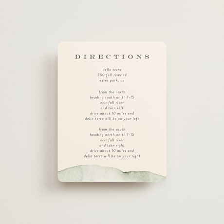 Direction Cards
