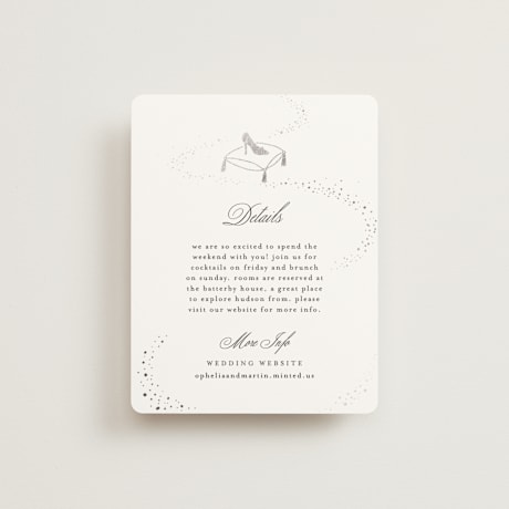 Foil-Pressed Direction Cards