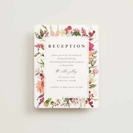 Foil-Pressed Reception Cards