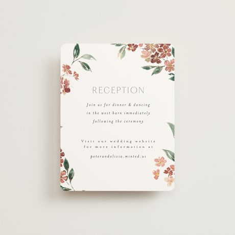 Foil-Pressed Reception Cards
