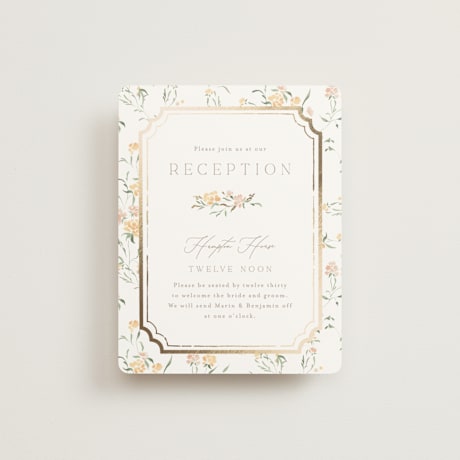 Foil-Pressed Reception Cards