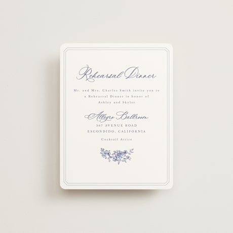 Rehearsal Dinner Cards