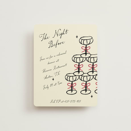 Rehearsal Dinner Cards
