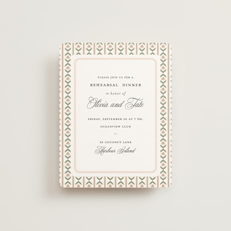 Rehearsal Dinner Cards