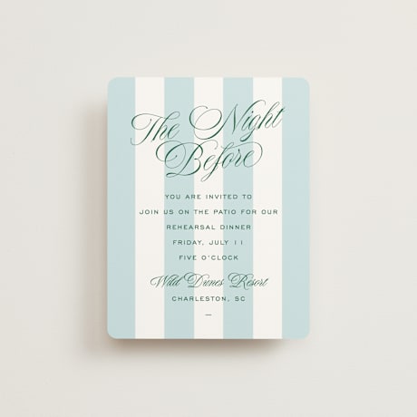 Rehearsal Dinner Cards