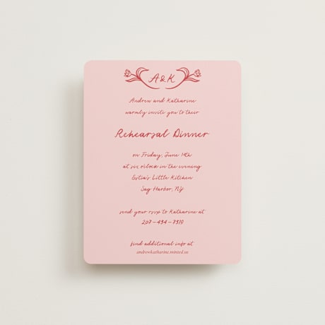 Rehearsal Dinner Cards
