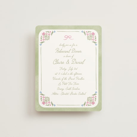 Rehearsal Dinner Cards