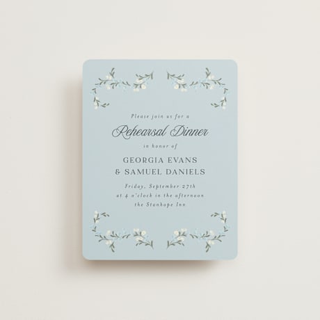 Rehearsal Dinner Cards
