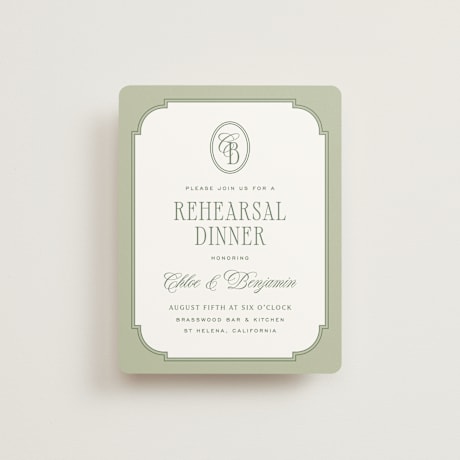 Rehearsal Dinner Cards