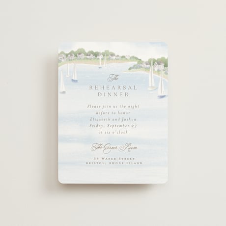 Rehearsal Dinner Cards