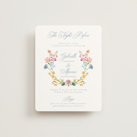 Rehearsal Dinner Cards