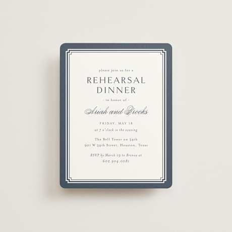 Rehearsal Dinner Cards