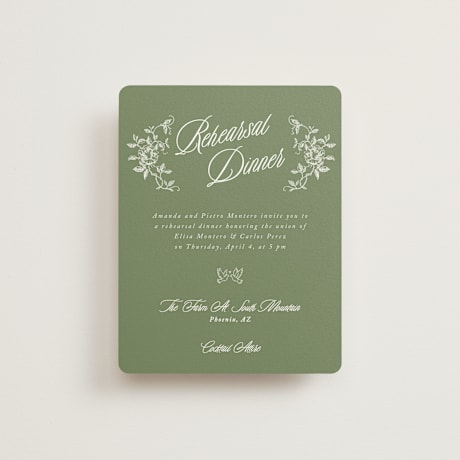 Rehearsal Dinner Cards