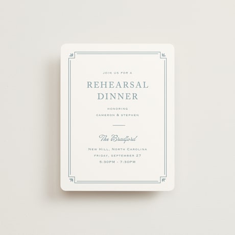 Rehearsal Dinner Cards