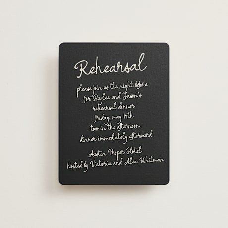 Rehearsal Dinner Cards