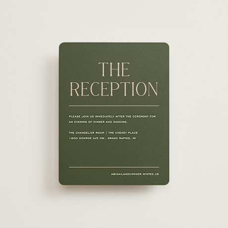 Reception Cards