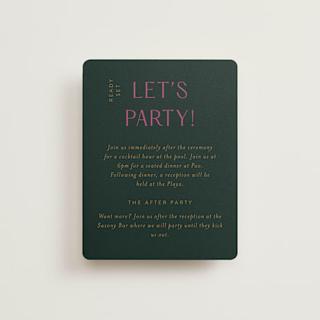 Reception Cards