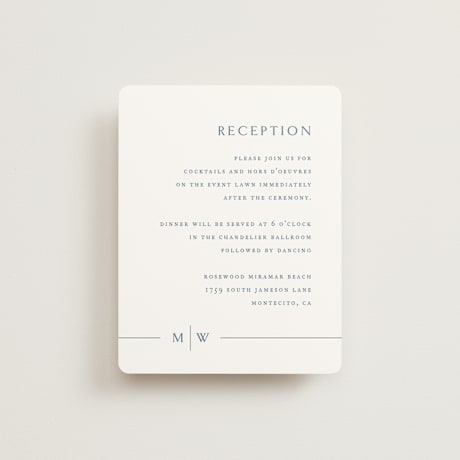 Reception Cards