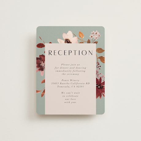 Reception Cards