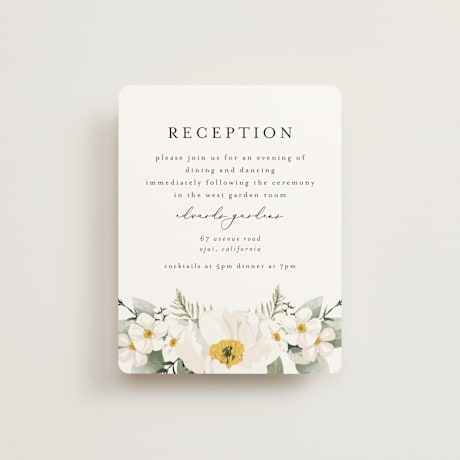 Reception Cards