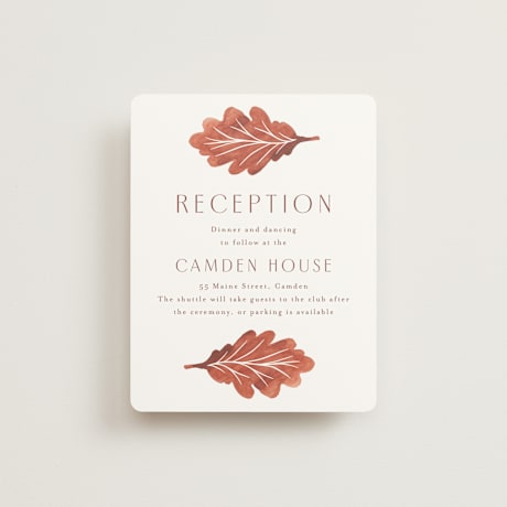 Reception Cards