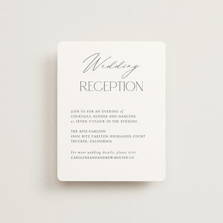 Reception Cards
