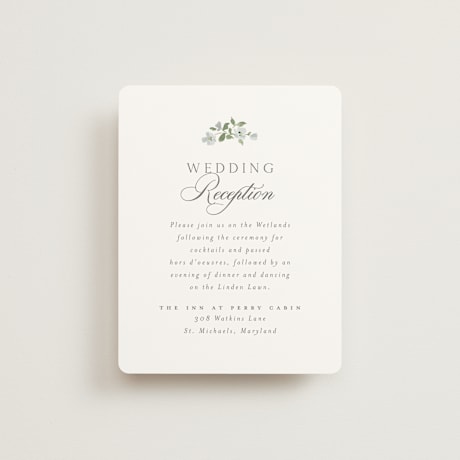 Reception Cards