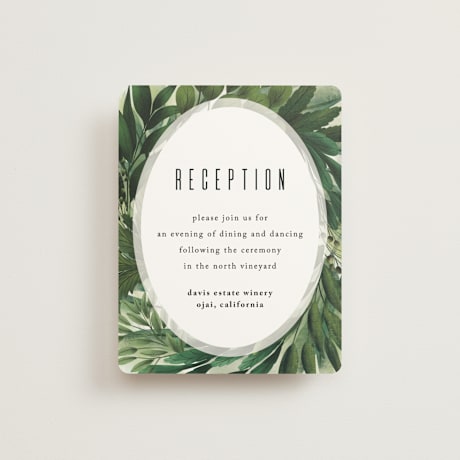 Reception Cards