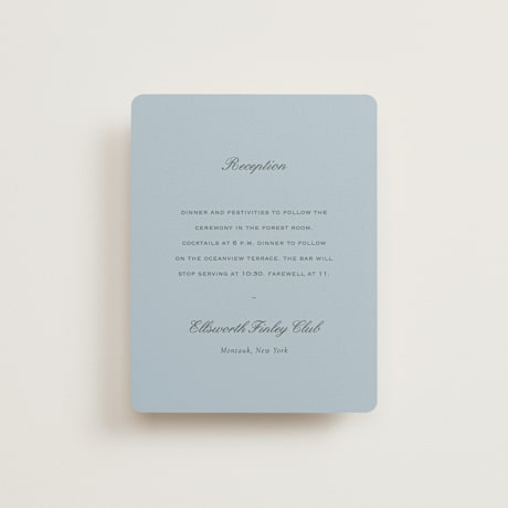 Reception Cards