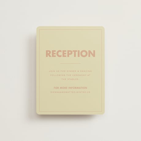 Reception Cards
