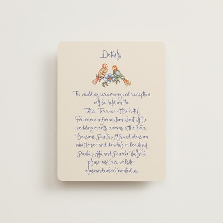 Reception Cards