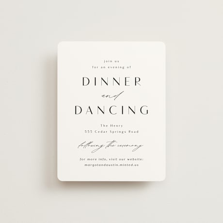 Reception Cards