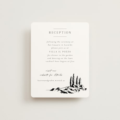 Reception Cards