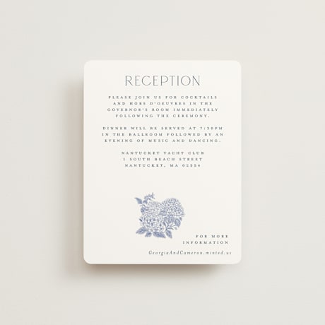 Reception Cards