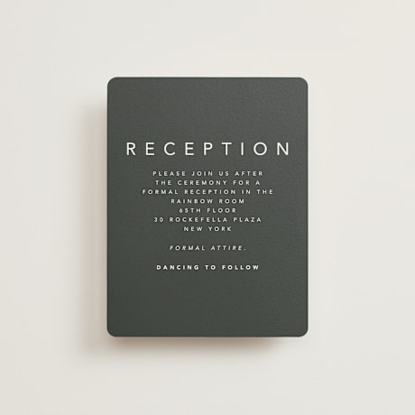 Reception Cards