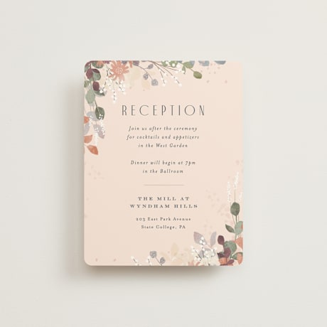 Reception Cards