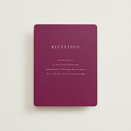 Reception Cards