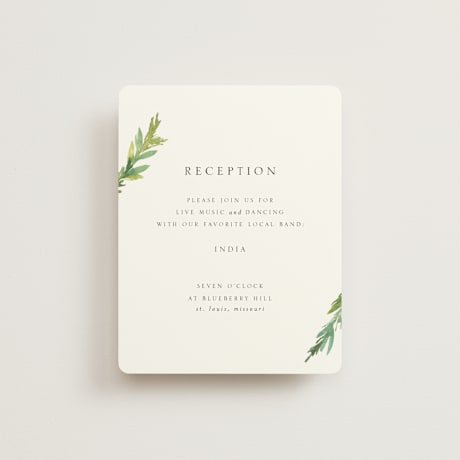 Reception Cards
