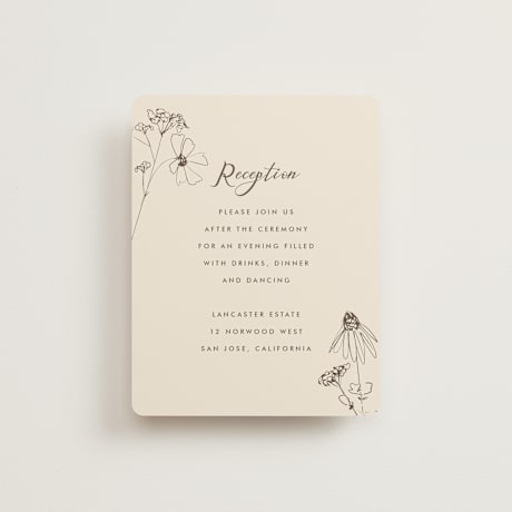 Reception Cards